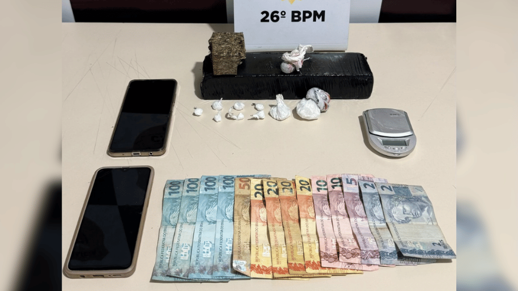 Polícia Militar prende casal e apreende grande quantidade de drogas em Imbaú